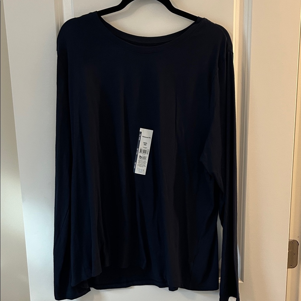 Navy Blue Long Sleeve T-Shirt